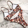 Leopard Bikini Women Swimwear Female Swimsuit Women Two Pieces Scalloped Bikini Set Swimsuits Bathing Suit Two-pieces Bikini Set Bather Bathing Suit by Stevvex