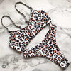 Leopard Bikini Women Swimwear Female Swimsuit Women Two Pieces Scalloped Bikini Set Swimsuits Bathing Suit Two-pieces Bikini Set Bather Bathing Suit by Stevvex