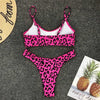 Leopard Bikini Women Swimwear Female Swimsuit Women Two Pieces Scalloped Bikini Set Swimsuits Bathing Suit Two-pieces Bikini Set Bather Bathing Suit by Stevvex