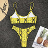 Leopard Bikini Women Swimwear Female Swimsuit Women Two Pieces Scalloped Bikini Set Swimsuits Bathing Suit Two-pieces Bikini Set Bather Bathing Suit by Stevvex