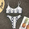 Leopard Bikini Women Swimwear Female Swimsuit Women Two Pieces Scalloped Bikini Set Swimsuits Bathing Suit Two-pieces Bikini Set Bather Bathing Suit by Stevvex