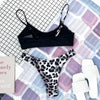 Leopard Bikini Women Swimwear Female Swimsuit Women Two Pieces Scalloped Bikini Set Swimsuits Bathing Suit Two-pieces Bikini Set Bather Bathing Suit by Stevvex