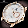 New Simple Luxury Mens Quartz Watch Casual Leather Strap Design Waterproof Comfortable Wrist Watch For Men by Stevvex