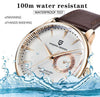 New Simple Luxury Mens Quartz Watch Casual Leather Strap Design Waterproof Comfortable Wrist Watch For Men by Stevvex