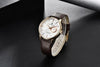 New Simple Luxury Mens Quartz Watch Casual Leather Strap Design Waterproof Comfortable Wrist Watch For Men by Stevvex