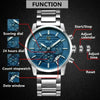 Sport Business Chronograph Steel Men Watches Top Luxury Quartz Male Analog Fashion Watchwrist by Stevvex