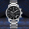 Sport Business Chronograph Steel Men Watches Top Luxury Quartz Male Analog Fashion Watchwrist by Stevvex
