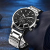 Sport Business Chronograph Steel Men Watches Top Luxury Quartz Male Analog Fashion Watchwrist by Stevvex