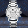 Sport Business Chronograph Steel Men Watches Top Luxury Quartz Male Analog Fashion Watchwrist by Stevvex