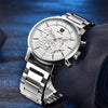 Sport Business Chronograph Steel Men Watches Top Luxury Quartz Male Analog Fashion Watchwrist by Stevvex