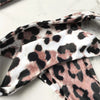 Leopard Bikini Women Swimwear Female Swimsuit Two-piece Bikini Set Comfortable Bathing Suit Swim Lady High Waist Bikini Set For Women Athletic Two Piece Soft Swimsuit Sporty Scoop Neck Bathing Suit by Stevvex