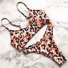Leopard Bikini Women Swimwear Female Swimsuit Two-piece Bikini Set Comfortable Bathing Suit Swim Lady High Waist Bikini Set For Women Athletic Two Piece Soft Swimsuit Sporty Scoop Neck Bathing Suit by Stevvex
