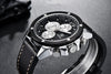Multifunction Brown Luxury New Men's Watches Quartz Sport Chronograph Elegant Leather Bracelet Men Wrist Watch by Stevvex