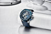 Multifunction Brown Luxury New Men's Watches Quartz Sport Chronograph Elegant Leather Bracelet Men Wrist Watch by Stevvex