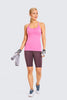 Women's Naked Feeling Workout Shorts - 10 Inches High Waist Yoga Biker