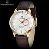 New Simple Luxury Mens Quartz Watch Casual Leather Strap Design Waterproof Comfortable Wrist Watch For Men by Stevvex