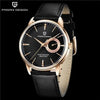 New Simple Luxury Mens Quartz Watch Casual Leather Strap Design Waterproof Comfortable Wrist Watch For Men by Stevvex