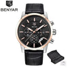 Luxury Men's Business Watches Fashion Watch Waterproof For Men's Casual Sport Leather Strap by Stevvex