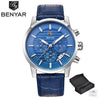 Luxury Men's Business Watches Fashion Watch Waterproof For Men's Casual Sport Leather Strap by Stevvex