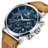 Mens Stylish Chronograph Watch Sport Quartz Clock Luxury Movement Analog Fashion Business Waterproof Watches by Stevvex
