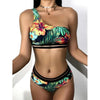 Luxury Women Black Bikini High Waist Swimwear Female 2 Pieces Set Swimsuit Bathing Suit Women Beach Women's High Waisted Bandage Bikini Set Two Piece Push Up Swimsuits by Stevvex