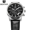 Luxury Men's Business Watches Fashion Watch Waterproof For Men's Casual Sport Leather Strap by Stevvex