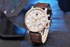 Luxury Men's Business Watches Fashion Watch Waterproof For Men's Casual Sport Leather Strap by Stevvex