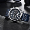New Men Watch Top Sport Design Waterproof Men Quartz Military Wristwatch Leather Strap Analog Men Watch by Stevvex