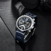 New Men Watch Top Sport Design Waterproof Men Quartz Military Wristwatch Leather Strap Analog Men Watch by Stevvex