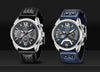 New Men Watch Top Sport Design Waterproof Men Quartz Military Wristwatch Leather Strap Analog Men Watch by Stevvex