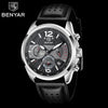 New Men Watch Top Sport Design Waterproof Men Quartz Military Wristwatch Leather Strap Analog Men Watch by Stevvex