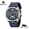 New Men Watch Top Sport Design Waterproof Men Quartz Military Wristwatch Leather Strap Analog Men Watch by Stevvex