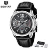 New Men Watch Top Sport Design Waterproof Men Quartz Military Wristwatch Leather Strap Analog Men Watch by Stevvex