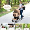 Foldable Pet Stroller 4-Wheel Travel Carrier by Furr Baby Gifts