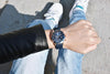 Black Multifunctional Sport Men Watches Luxury Quartz Watches Fashion Chronograph Stylish Elegant Comfortable Watch For Men by Stevvex
