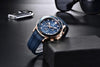 Black Multifunctional Sport Men Watches Luxury Quartz Watches Fashion Chronograph Stylish Elegant Comfortable Watch For Men by Stevvex