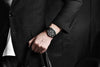 Black Multifunctional Sport Men Watches Luxury Quartz Watches Fashion Chronograph Stylish Elegant Comfortable Watch For Men by Stevvex