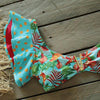 Two-Pieces Women Floral Push-Up Padded Bra Ruffles Bikini Set Swimsuit Swimwear Bathing Suit Beachwear Floral Printed Swimsuit Knotted String Triangle Bikini Tie Side High Cut Cheeky Bikini Set by Stevvex