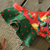 Two-Pieces Women Floral Push-Up Padded Bra Ruffles Bikini Set Swimsuit Swimwear Bathing Suit Beachwear Floral Printed Swimsuit Knotted String Triangle Bikini Tie Side High Cut Cheeky Bikini Set by Stevvex