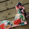 Two-Pieces Women Floral Push-Up Padded Bra Ruffles Bikini Set Swimsuit Swimwear Bathing Suit Beachwear Floral Printed Swimsuit Knotted String Triangle Bikini Tie Side High Cut Cheeky Bikini Set by Stevvex