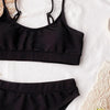 Female High Waist Swimsuit Bikini Sports Swimsuits For Women Two Piece Crop Top Bikini Set High Waist High Cut Bathing Suits Women Swimwear Two-piece Bikini Set Bathing Suit Swimwear by Stevvex
