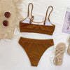 Female High Waist Swimsuit Bikini Sports Swimsuits For Women Two Piece Crop Top Bikini Set High Waist High Cut Bathing Suits Women Swimwear Two-piece Bikini Set Bathing Suit Swimwear by Stevvex