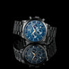 Mens Stylish Chronograph Watch Sport Quartz Clock Luxury Movement Analog Fashion Business Waterproof Watches by Stevvex
