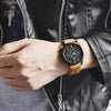 Mens Stylish Chronograph Watch Sport Quartz Clock Luxury Movement Analog Fashion Business Waterproof Watches by Stevvex