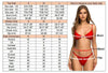 Rainbow Printed Micro Thong Lace Up Bikini Women Swimwear Swimsuits for Women Tie String Triangle Bikini Set Two Piece Bathing Suits Female Swimsuit Two-pieces Bikini Set by Stevvex