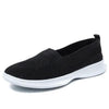 Summer Knitting Sock Women's Sneakers Slip On Shoes Lightweight Flat Women's Sports Breathable Mesh Platform Fashion Casual Slip On Easy Walking Espadrilles by Stevvex