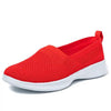 Summer Knitting Sock Women's Sneakers Slip On Shoes Lightweight Flat Women's Sports Breathable Mesh Platform Fashion Casual Slip On Easy Walking Espadrilles by Stevvex