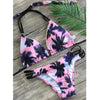 Bikini Pad Push Up Swimwear Women Swimsuit Bath Suit Bikini Set Beachwear Two Piece Costume Summer Bikini Women's Push Up Bathing Suits Swimsuits Halter Bandage Two Piece Bikini by Stevvex