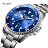 Luxury Round Business Men's Watches Fashion Waterproof Elegant Shine Stainless Steel Design Analog Luminous Men Wrist Watch by Stevvex