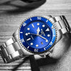 Luxury Round Business Men's Watches Fashion Waterproof Elegant Shine Stainless Steel Design Analog Luminous Men Wrist Watch by Stevvex